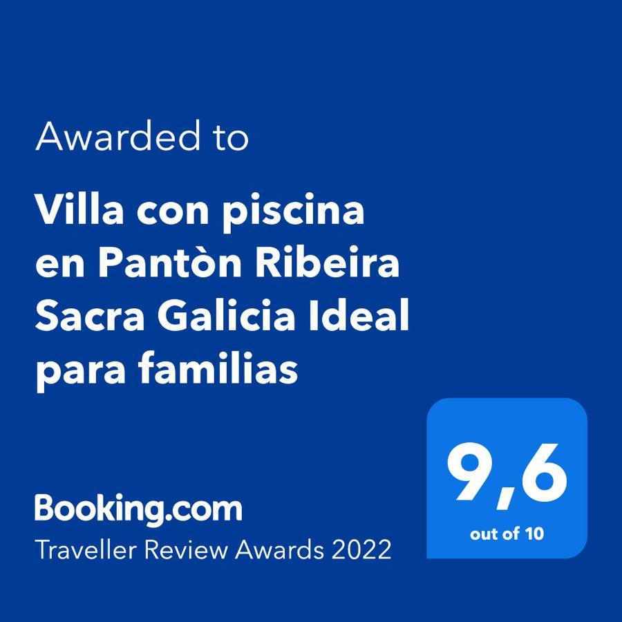 Villa Con Piscina En Panton Ribeira Sacra Galicia Ideal Para Familias Εξωτερικό φωτογραφία
